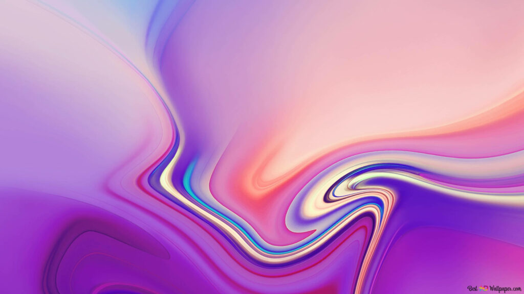 Dreamy Abstract Pastel Wallpaper: Swirling Purple, Pink & Blue Design