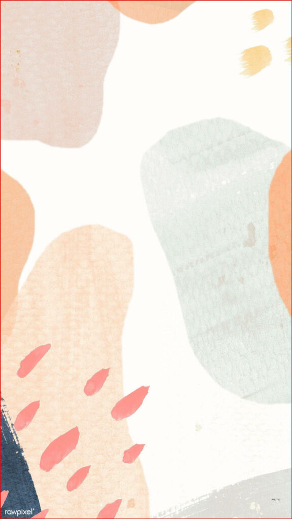 Pastel Abstract Wallpaper: Soothing Peach, Mint & Coral Background