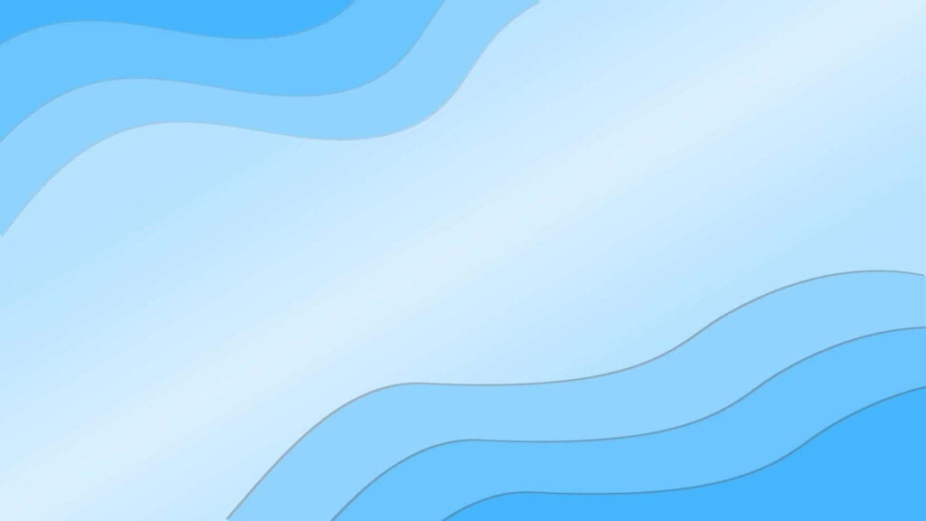 Vibrant Pastel Blue Waves - Serene Abstract Wallpaper Background
