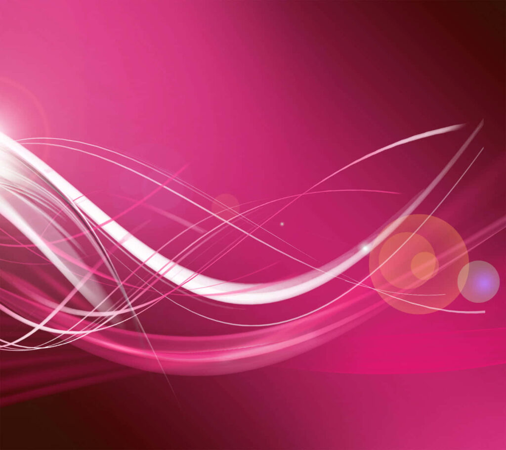 Vibrant Pink Abstract Background with Dynamic White & Light Pink Lines Wallpaper