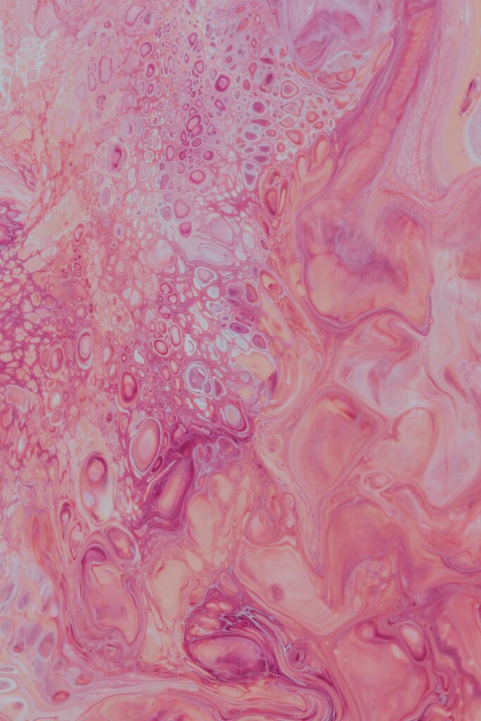 Vibrant Pink Abstract Wallpaper with Fluid Patterns - 4000x6000