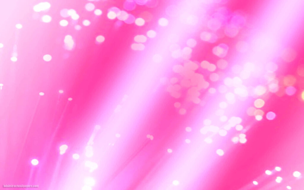 Vibrant Pink Abstract Background with Glowing Light Effects Wallpaper