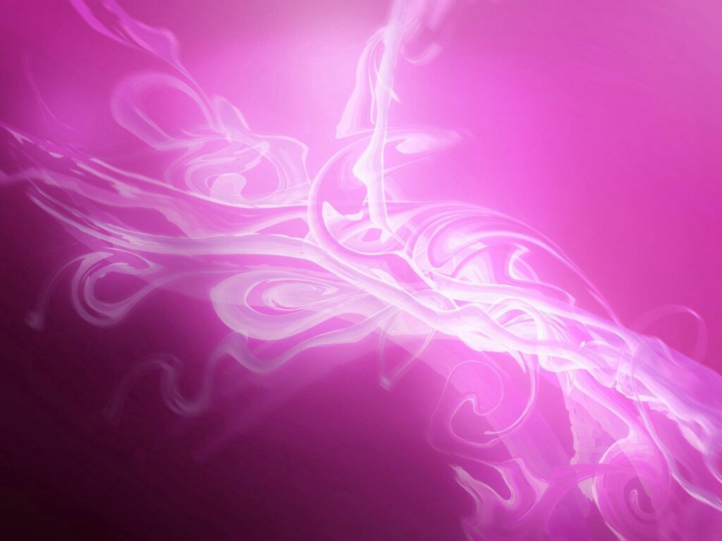 Vibrant Pink Abstract Wallpaper with Flowing Luminous Lines