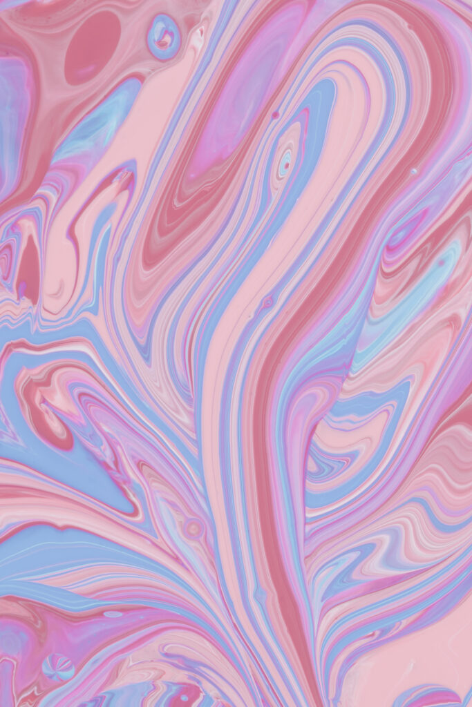 Vibrant Pink & Blue Abstract Swirling Wallpaper - Dynamic Background
