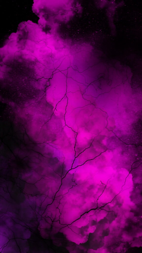Vibrant Pink Cloud Abstract HD Wallpaper - Lightning Veins Background