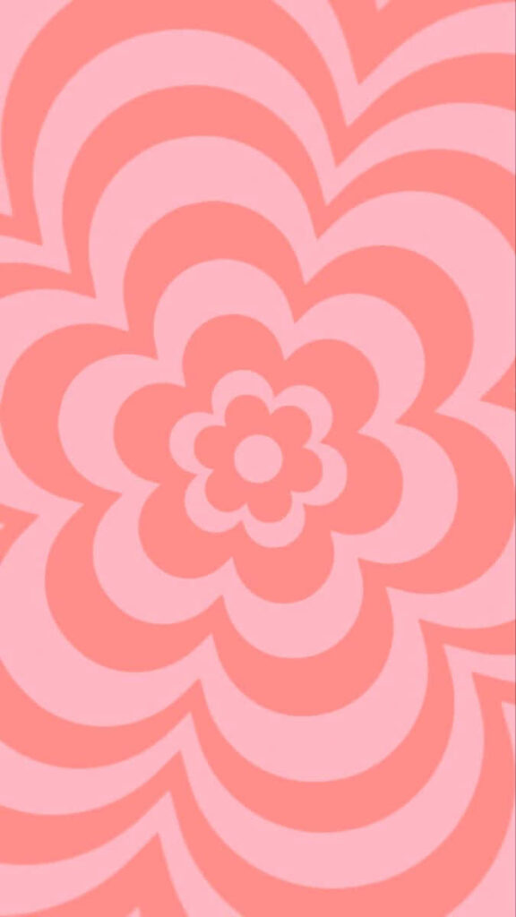 Vibrant Pink Floral Wallpaper: Stylish Abstract Flower Background
