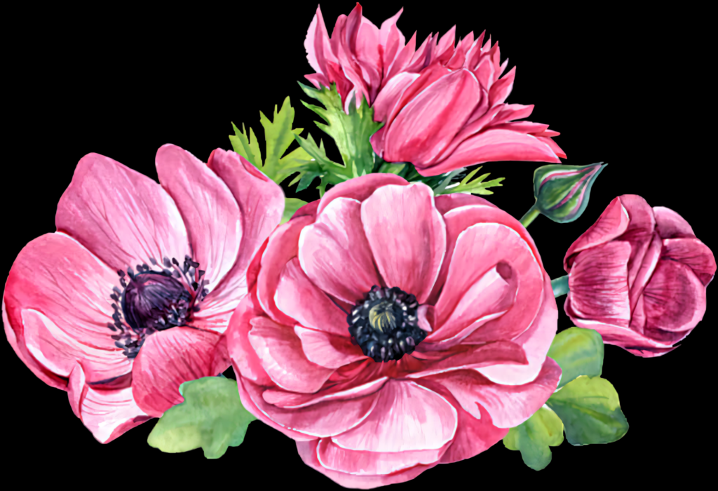 Vibrant Pink Floral Wallpaper: Artistic Colorful Background Design