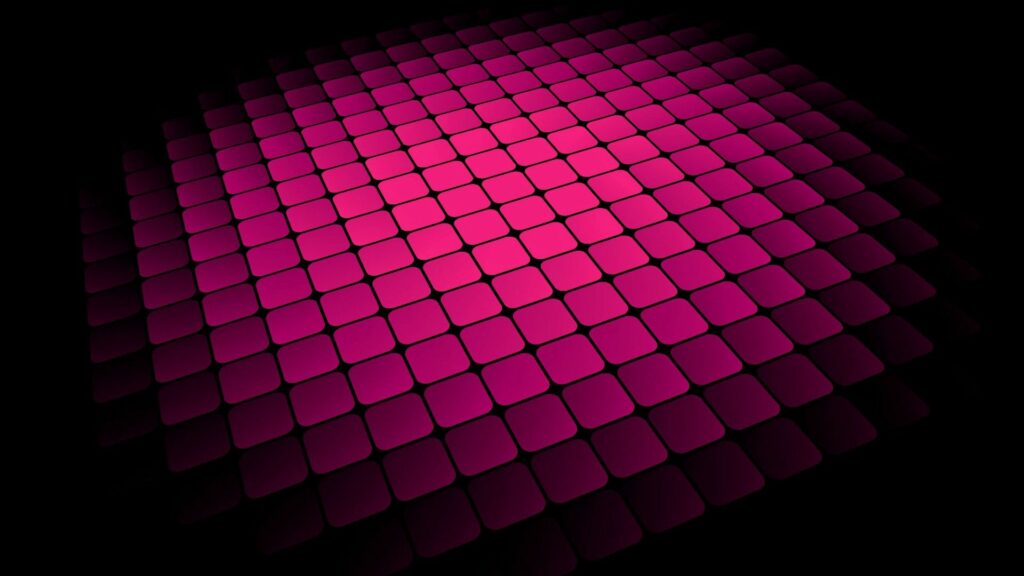 Dynamic Pink Cell Grid Wallpaper - Vibrant 1920x1080 Background