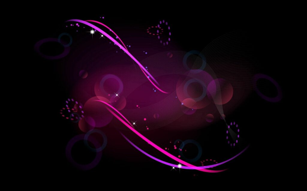 Vibrant Pink & Purple Abstract Wallpaper with Stars - 1920x1200