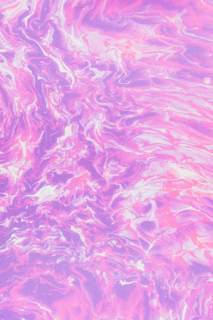 Vibrant Abstract Wallpaper: Fluid Pink & Purple Liquid Paint Design