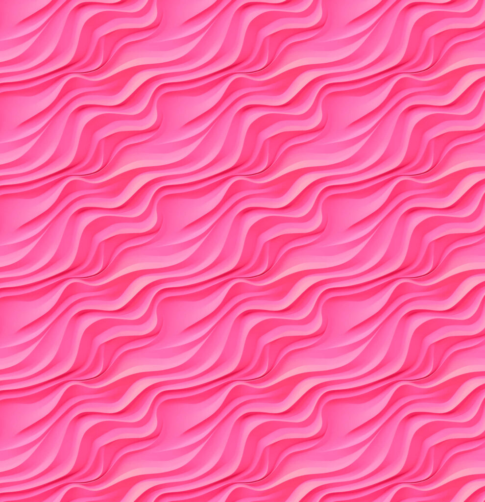Vibrant Pink Wavy Wallpaper: Modern Textured Background Design