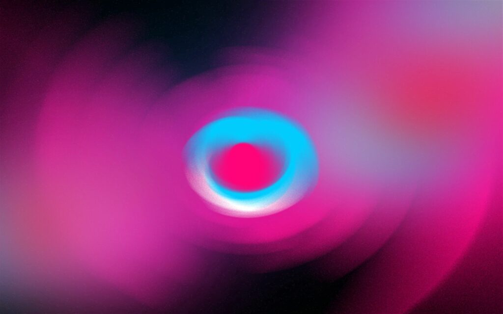 Vibrant Pink & Blue Circle Wallpaper - 2560x1600 Ethereal Background