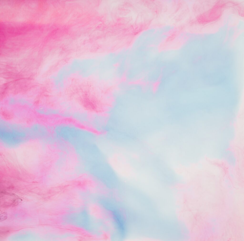 Vibrant Fluid Wallpaper: Dreamy Pink & Blue Liquid Design Background