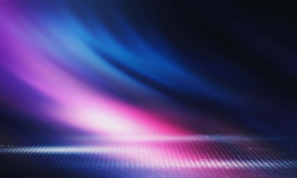 Abstract pink and purple light rays over dark textured background vibrant digital wallpaper