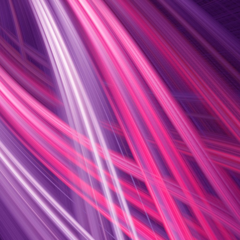 Abstract digital wallpaper with vibrant pink and white light rays on mauve background design