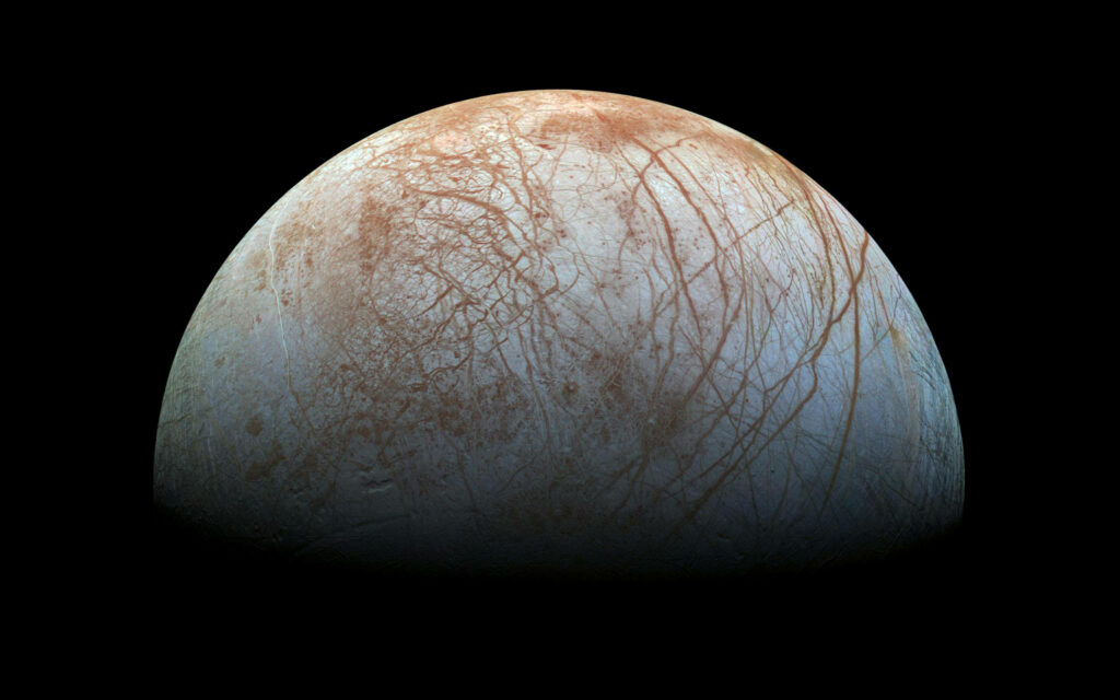 Vibrant Planet Wallpaper: Textured Space Lock Screen Background