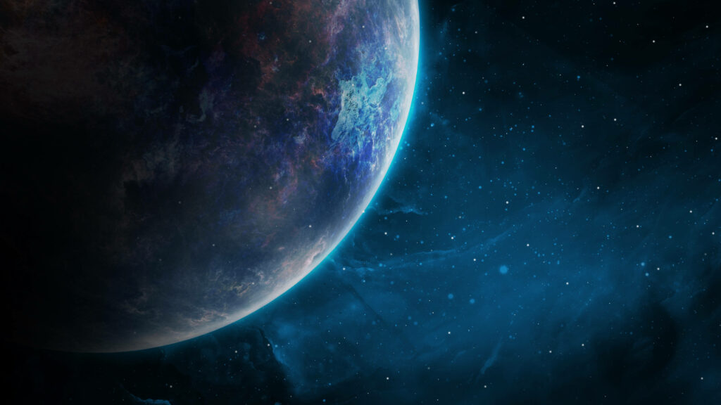 Vibrant Planet Wallpaper: Mesmerizing Cosmic Galaxy Background