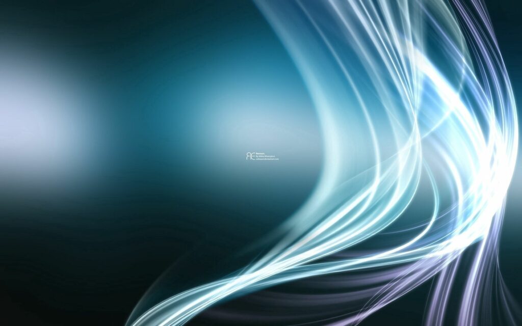 Vibrant Plasma & Neon Wallpaper: Abstract Blue & Black Background