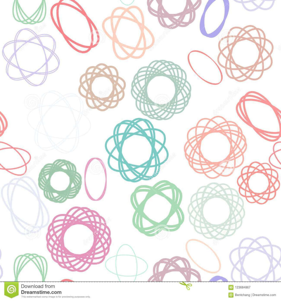 Vibrant Colorful Shapes Wallpaper for a Playful Room Background