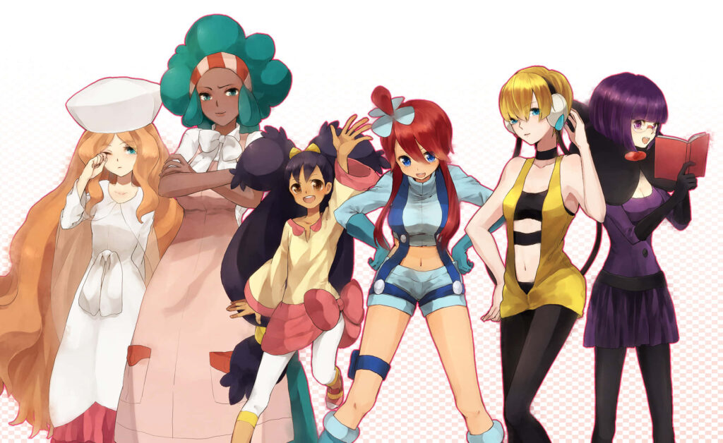 Vibrant Pokémon Gym Leaders Wallpaper: Unique Designs & Styles