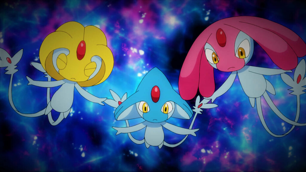 Mesprit, Uxie & Azelf Wallpaper: Cosmic Background & Mystic Powers