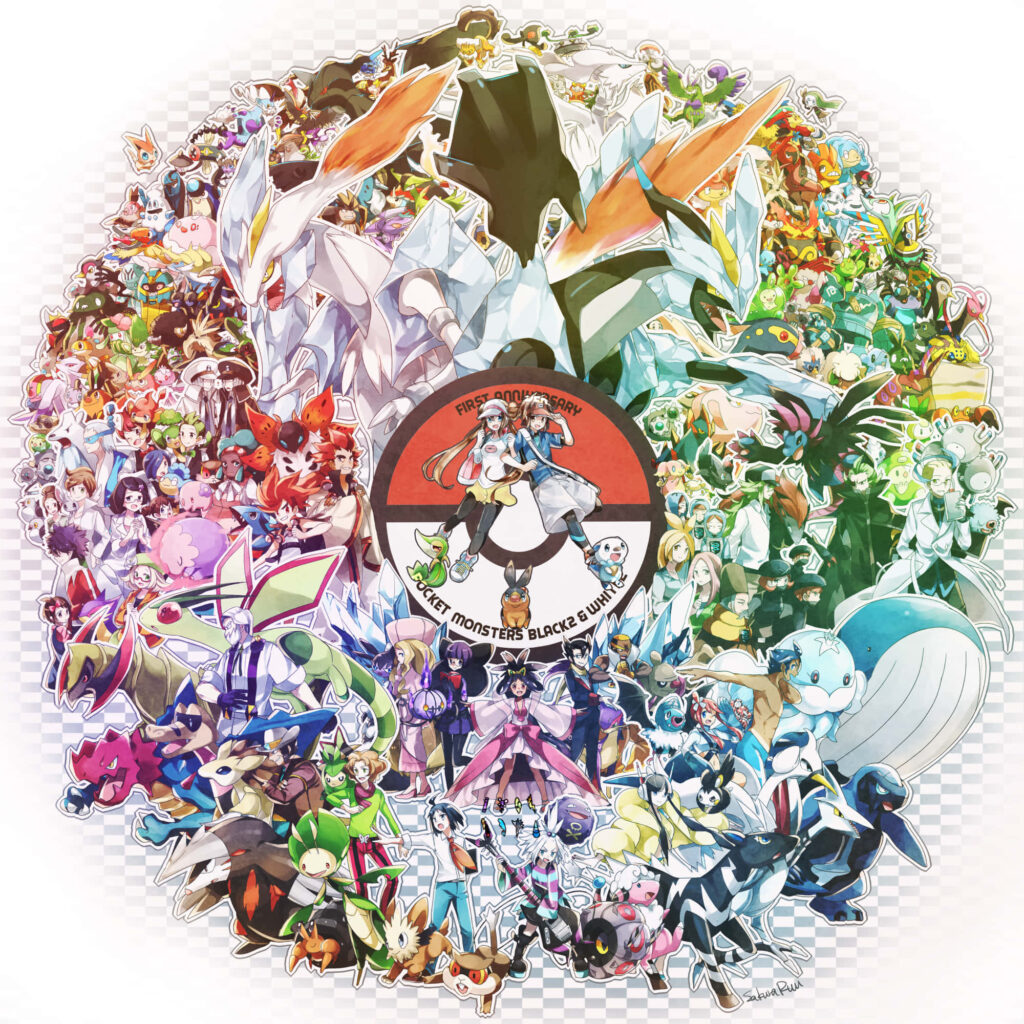 Vibrant Pokémon Rainbow Wallpaper with Archen - Eye-Catching Design