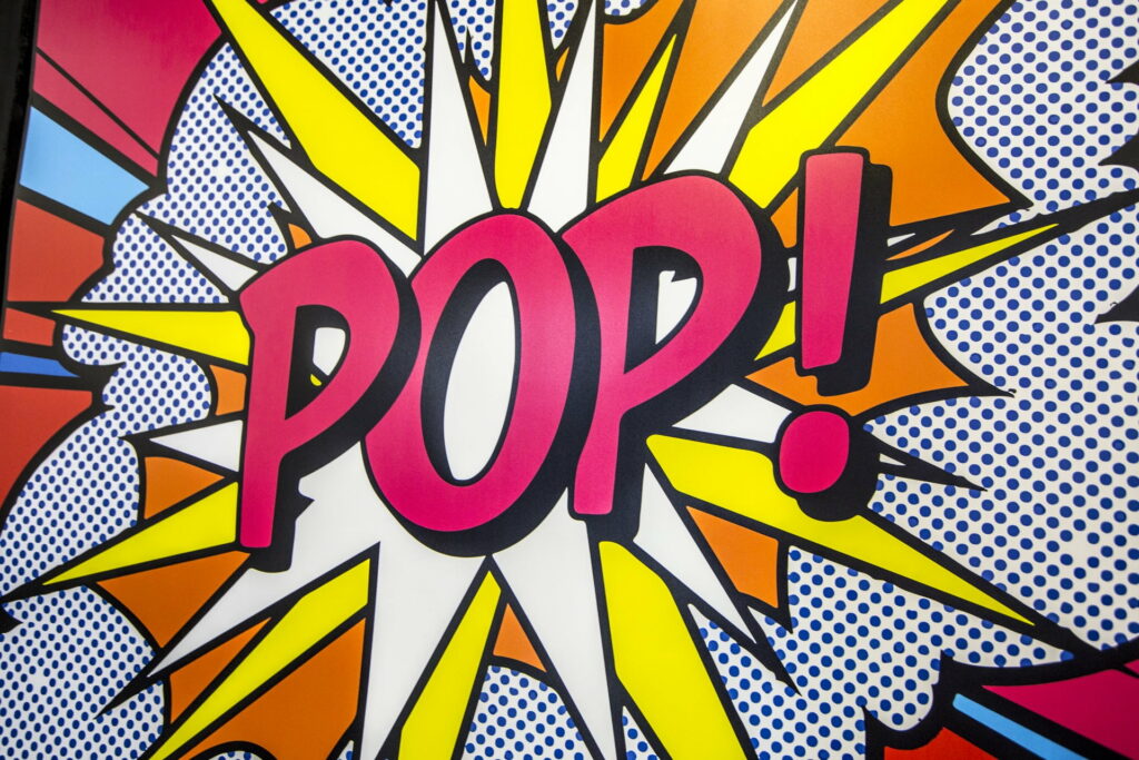 Vibrant Artistry in HD: A Pop Art-Inspired Wallpaper Masterpiece