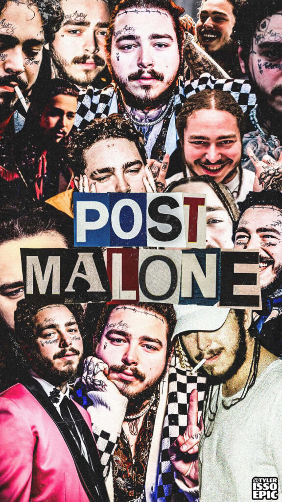 Vibrant Post Malone Wallpaper: Explore His Dynamic Styles & Moods