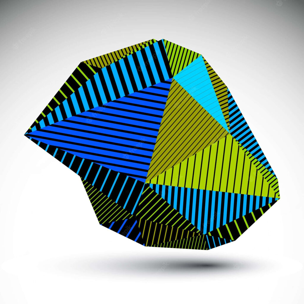 Vibrant Prism Wallpaper: Bold Geometric Patterns in Vivid Colors