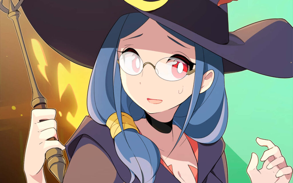 Enchanting Professor Ursula Wallpaper from *Little Witch Academia*