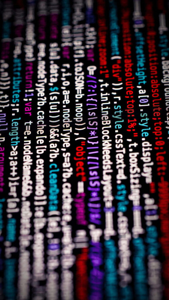 Vibrant Programming Code Wallpaper: Dynamic Tech Aesthetic Background