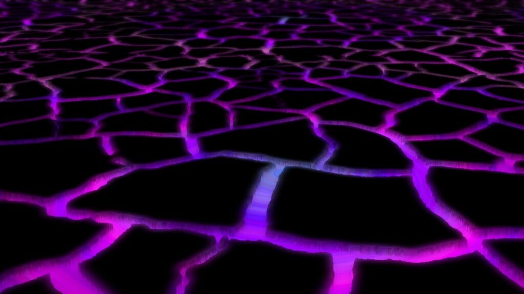 Vibrant Purple Abstract Cracked Surface Wallpaper - 1920x1080