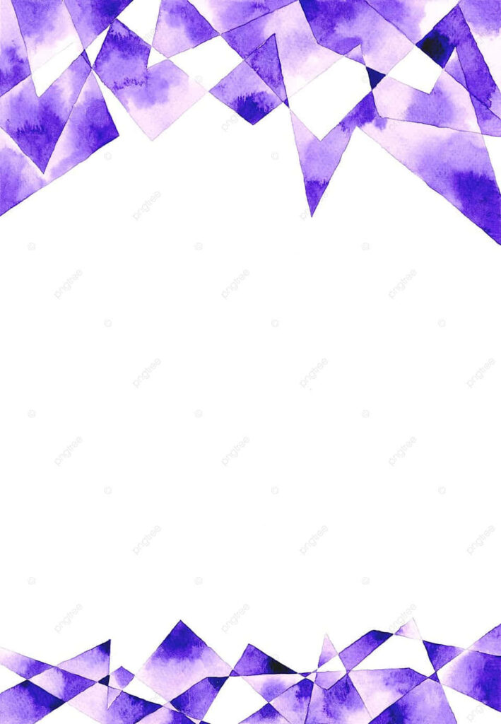 Vibrant Purple Abstract Polygon Wallpaper with Watercolor Borders