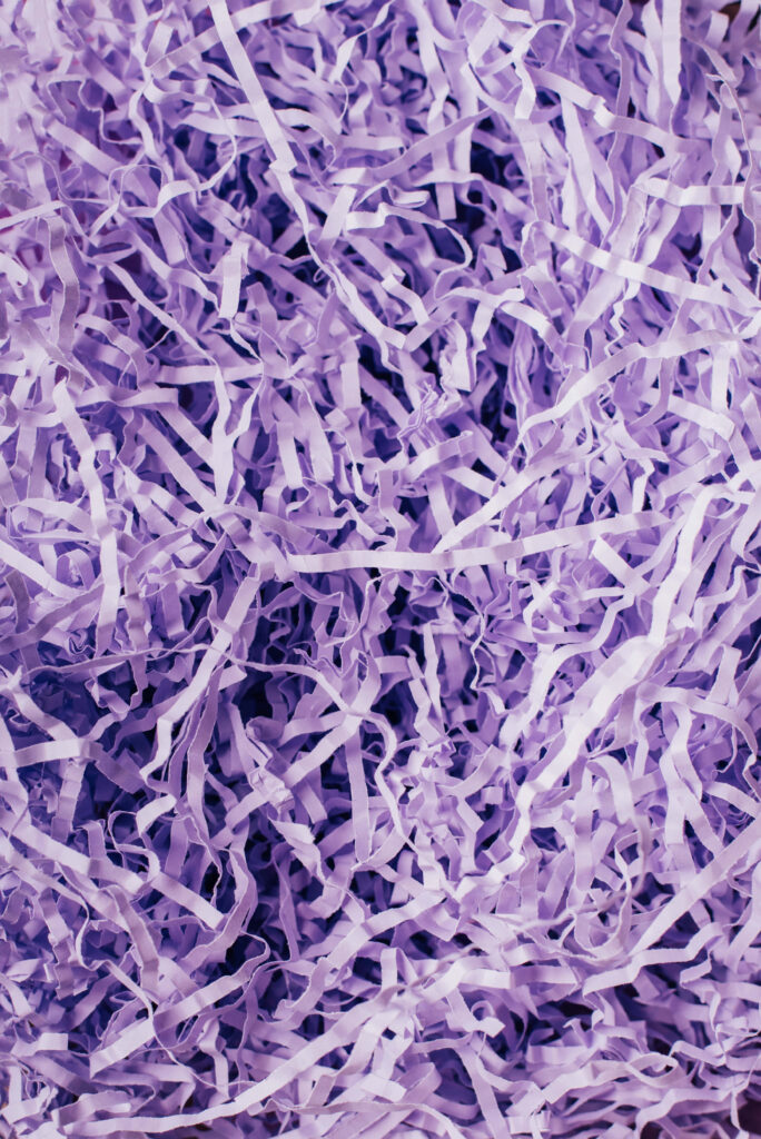 Vibrant Purple Abstract Wallpaper: Textured Tangled Strips Design