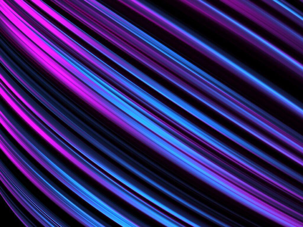 Vibrant Oblique Stripes Wallpaper in Purple & Blue - 5000x3750
