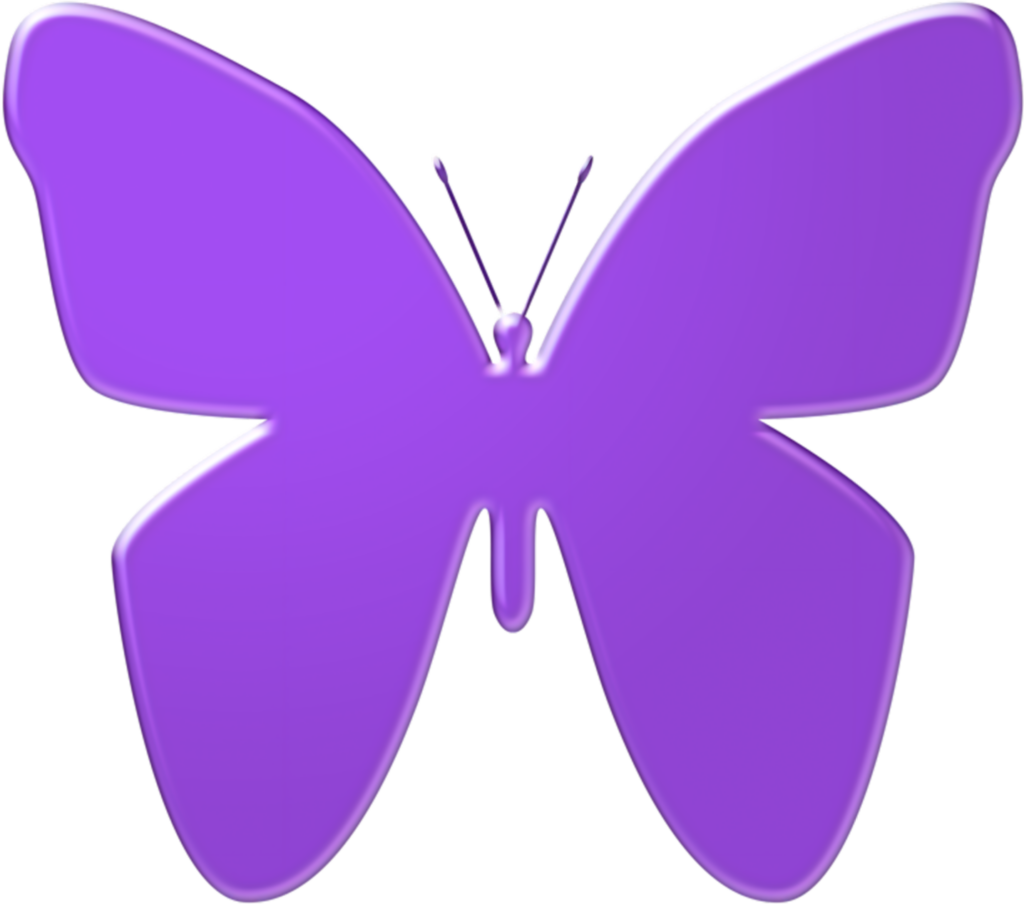 Vibrant Purple Butterfly Illustration for Creative Wallpaper Design