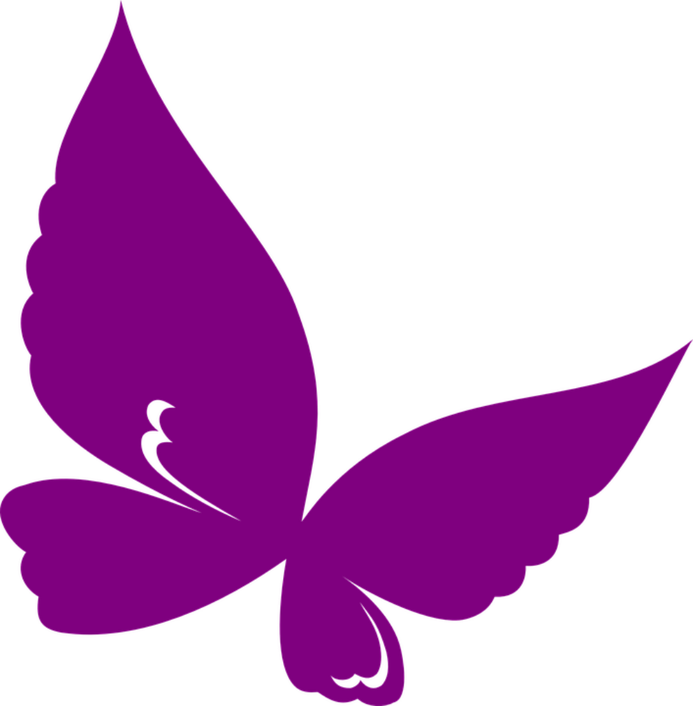 Vibrant Purple Butterfly Wallpaper: Elegant Design for Creativity