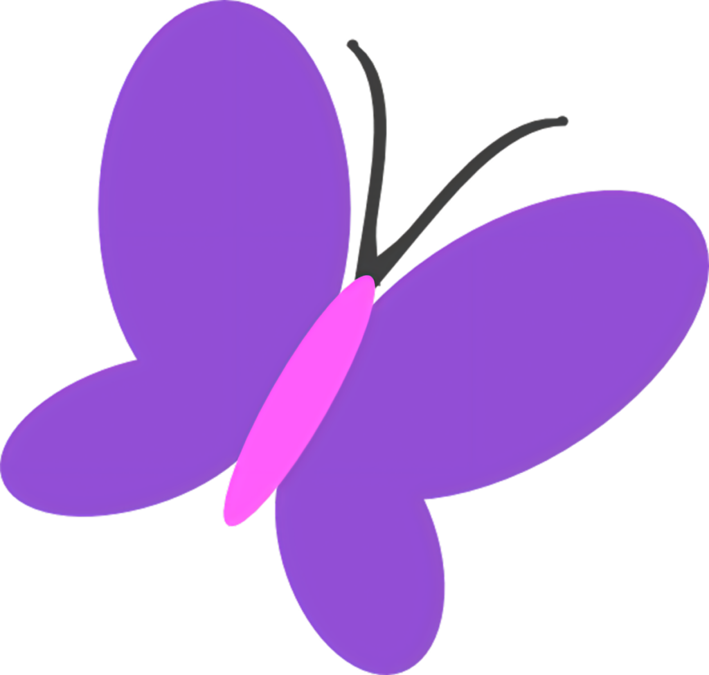 Vibrant Purple Butterfly Wallpaper for Creative Projects