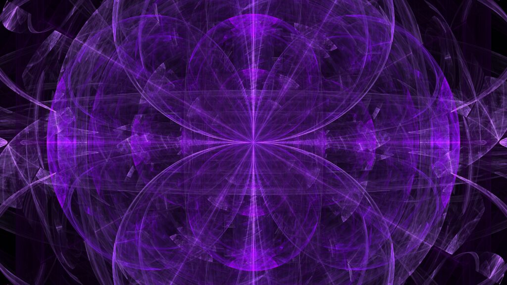 Vibrant 3840x2160 Purple Geometric Wallpaper for Modern Screens