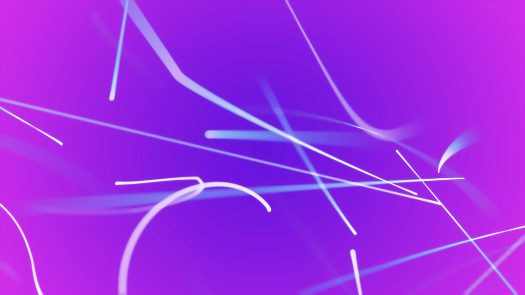 Vibrant Purple Gradient Wallpaper with Neon Lines - Modern Design 4000x2250