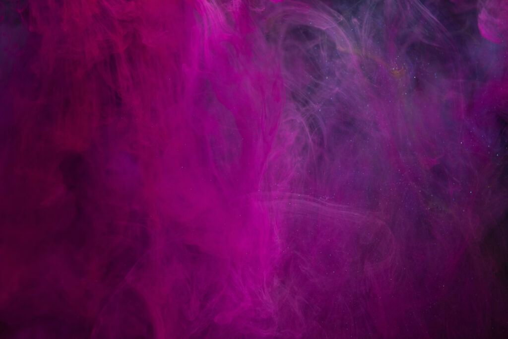 Mesmerizing Purple & Magenta Ink Swirl Wallpaper Background