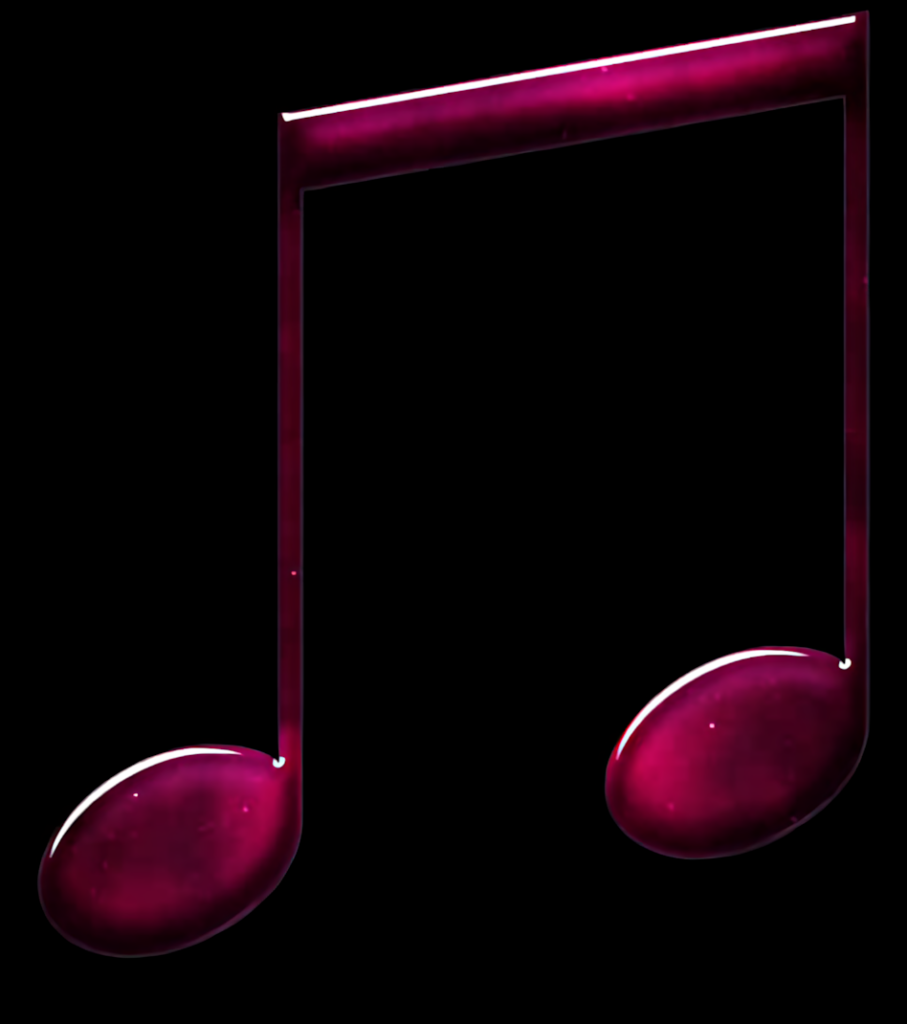 Vibrant Purple Music Note Wallpaper for Creative Designs