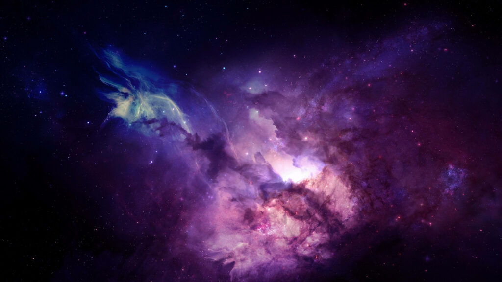 Vibrant Purple Nebula in Deep Space - Stunning 4K Wallpaper Background