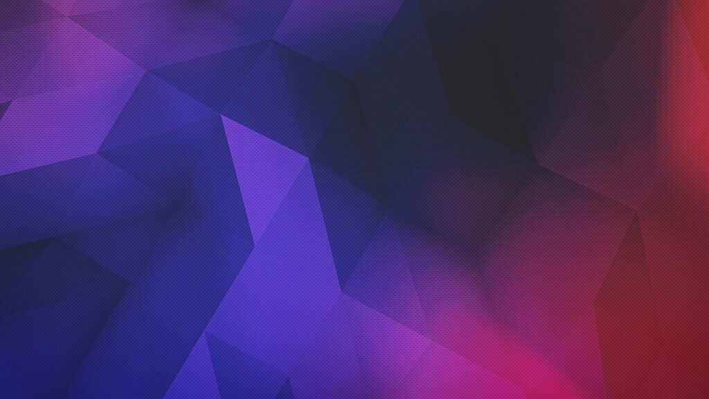 Vibrant Purple Ombre Polygon Wallpaper: Geometric Gradient Background