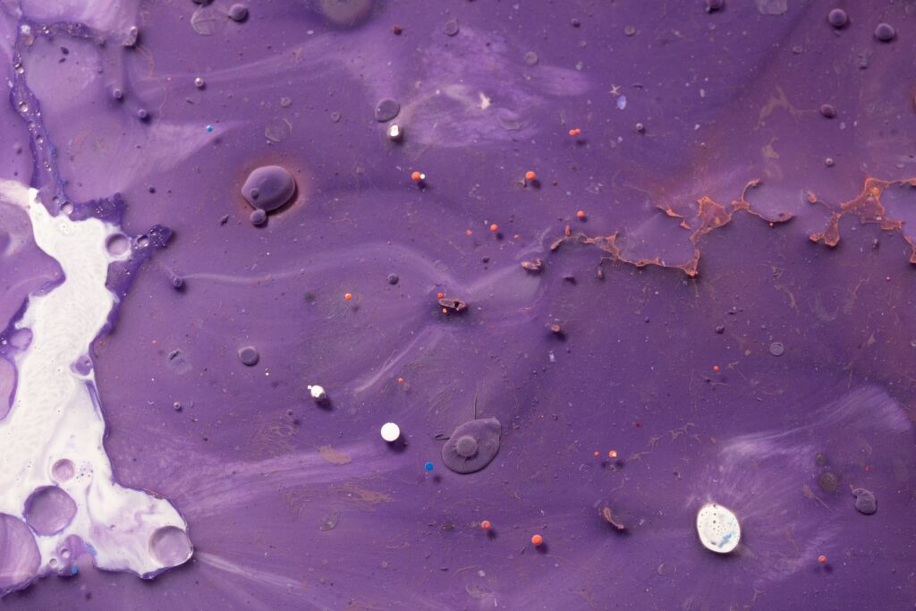 Vibrant Purple Paint Splash Wallpaper - Abstract Liquid Background