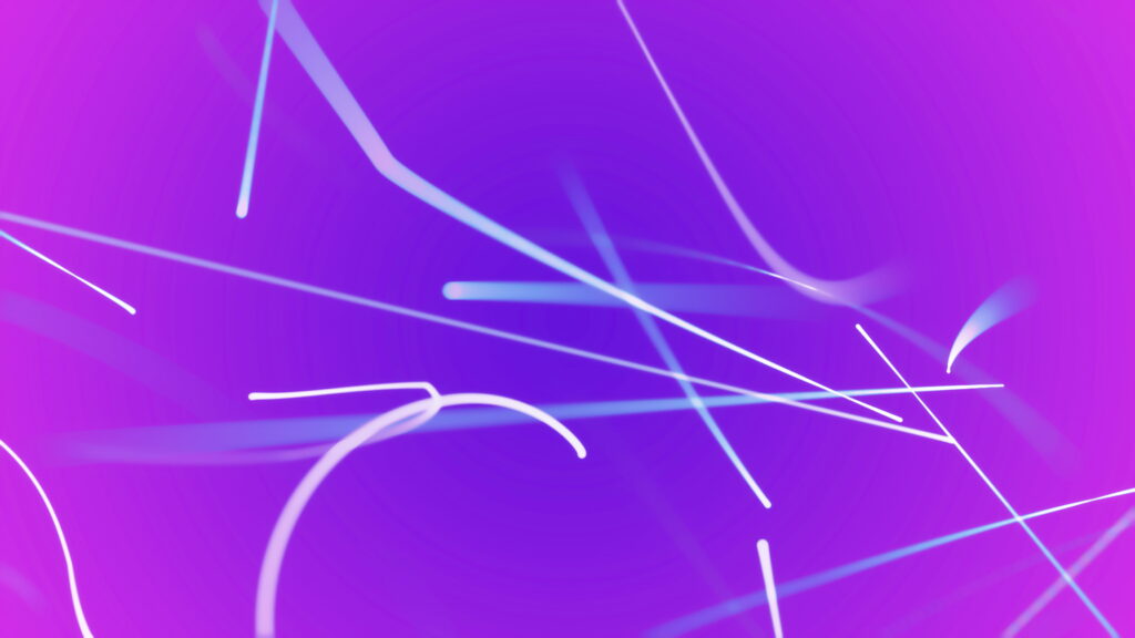 Pulsating Neon Patterns: A Mesmerizing Purple Gradient 4K Wallpaper 