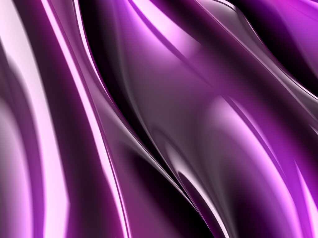 Vibrant Purple Waves Wallpaper - Modern Abstract Background Design