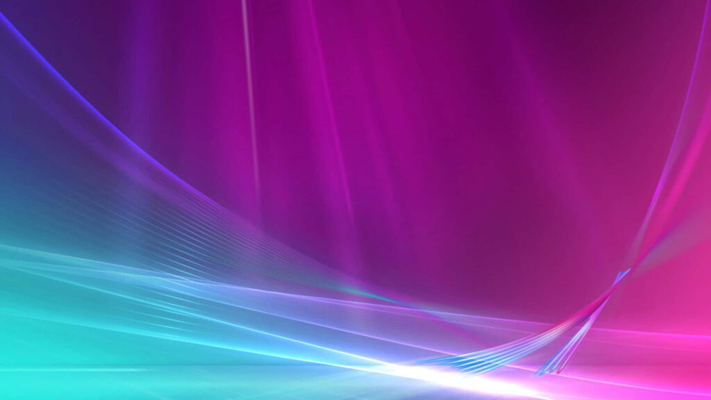 Futuristic Purple and Blue Wave Light Trails Wallpaper Background