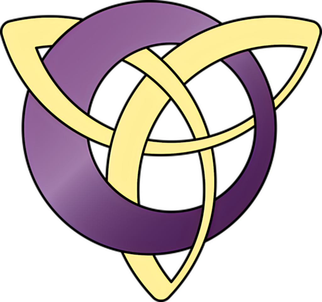 Vibrant Purple and Gold Abstract Wallpaper Background Design