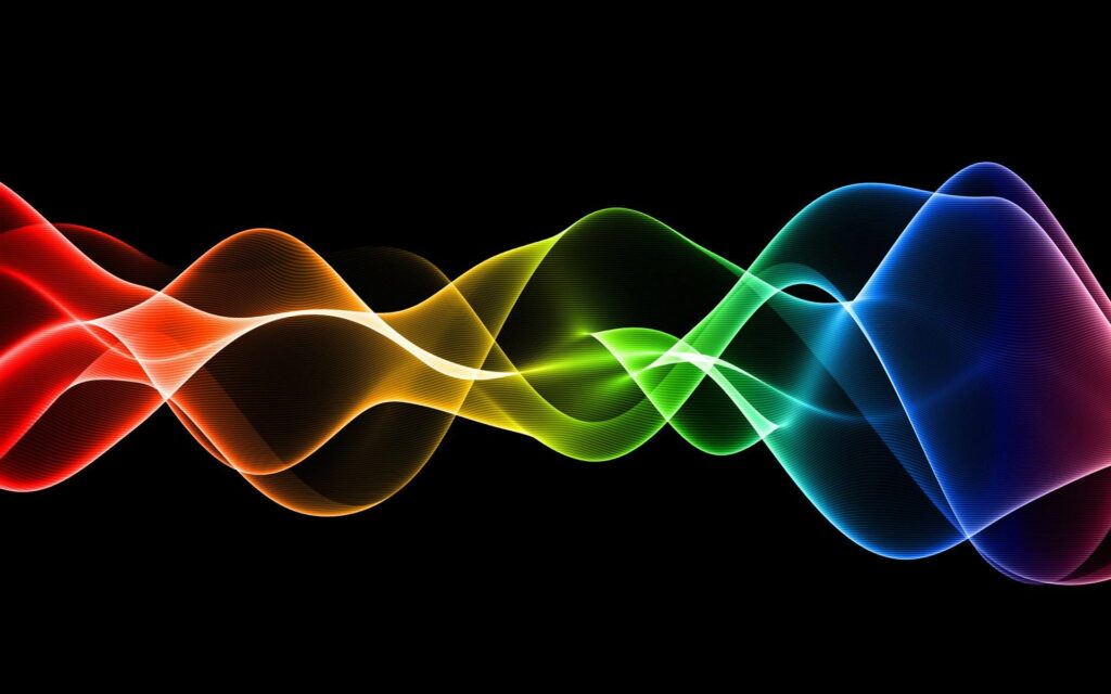 Vibrant RGB Contrasts: A Captivating Abstract HD Wallpaper Background Photo